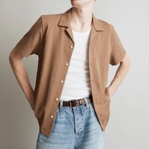 Madewell Knit Easy Camp Shirt